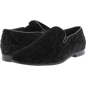 NEW Robert Graham Sonoma Velvet Loafer! 8  Black Venetian Embossed Skulls Floral